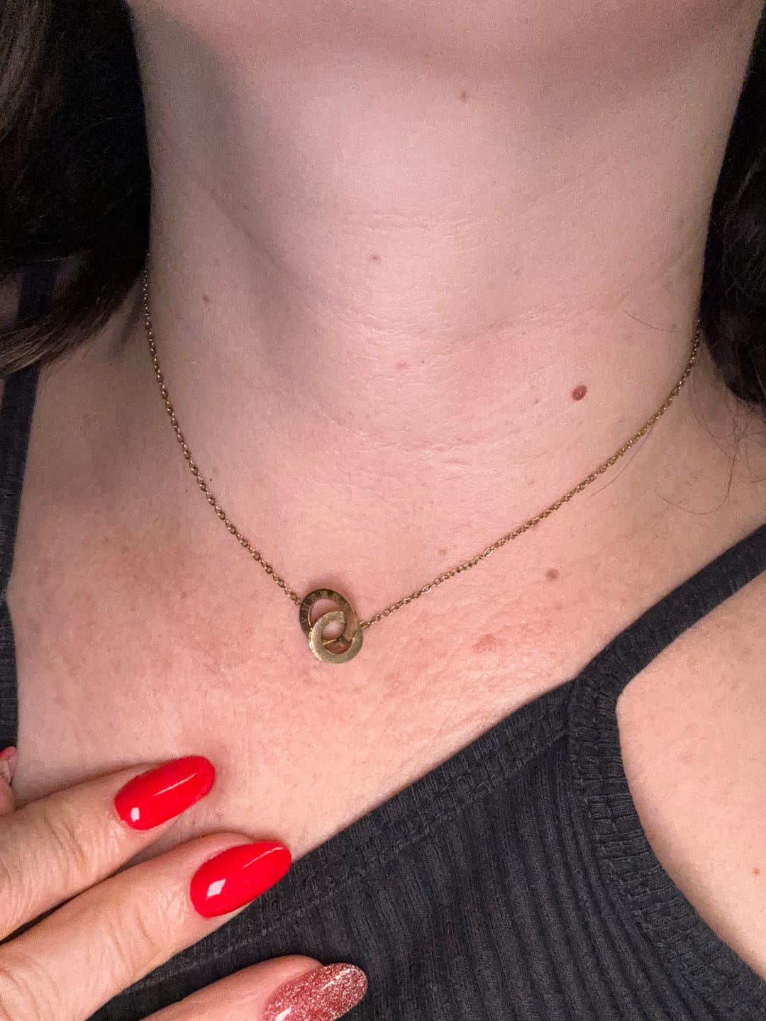 Customer photo review of Colar Imperial Pedra Zircônia Banhado em Ouro 18K