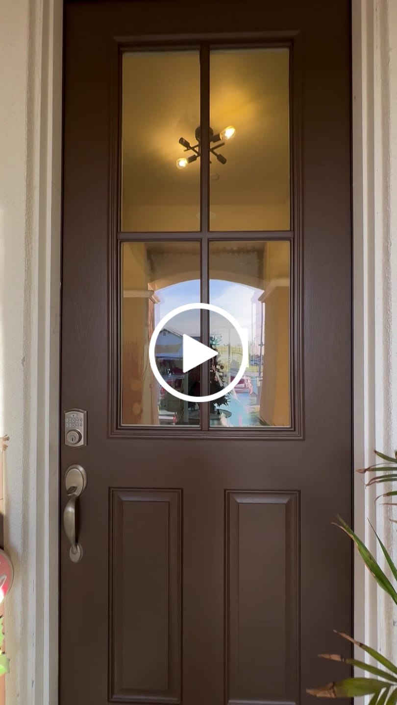 Customer video review of Clear 4 Lite Glass and Frame Kit (3/4 Lite 24" x 50" Frame Size)