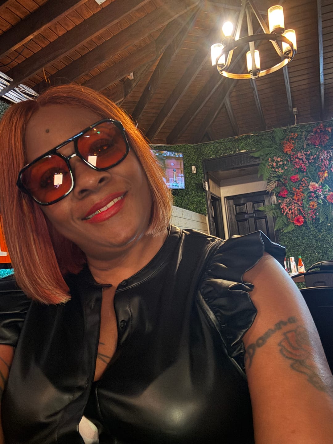 Customer photo review of Sensationnel Empire 100% Human Hair Yaki Weave - 10"