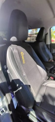 Customer photo review of Insert Pad for Giraffe Cushion