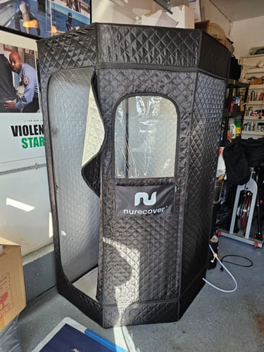 Customer photo review of nurecover Tropic Home Steam Sauna