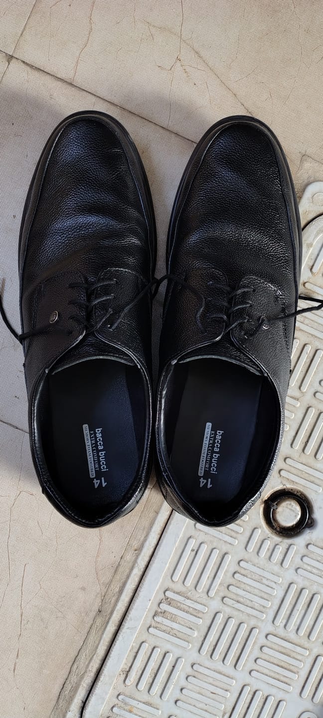 Customer photo review of Bacca Bucci Leather Office Lace-ups Formal Shoes | UK- 06 to 14