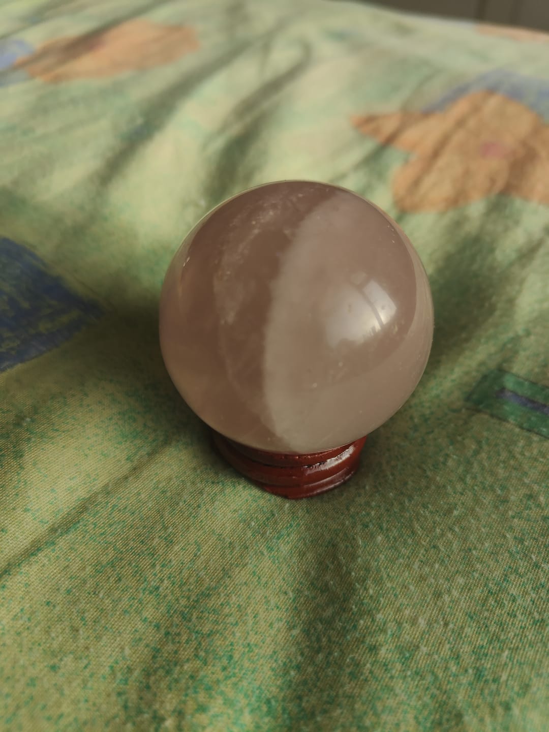 Customer photo review of Rose Quartz Sphere