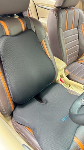 Customer photo review of Frido Ultimate Car Wedge Seat Cushion