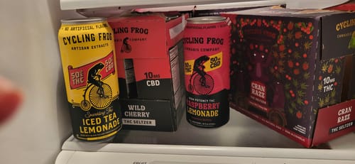 Customer photo review of Wild Cherry THC Seltzer, 6pk
