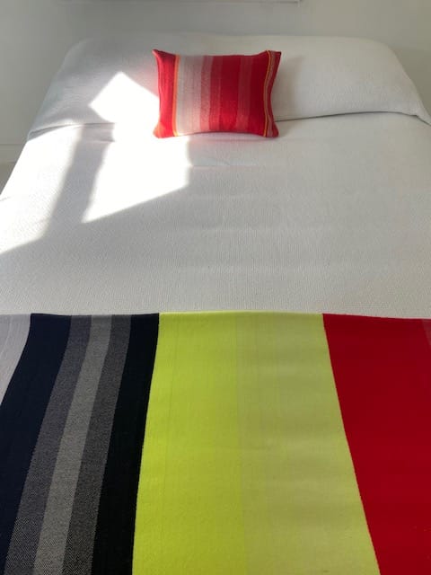 Customer photo review of Wool Travel Pillow and Pillowcase