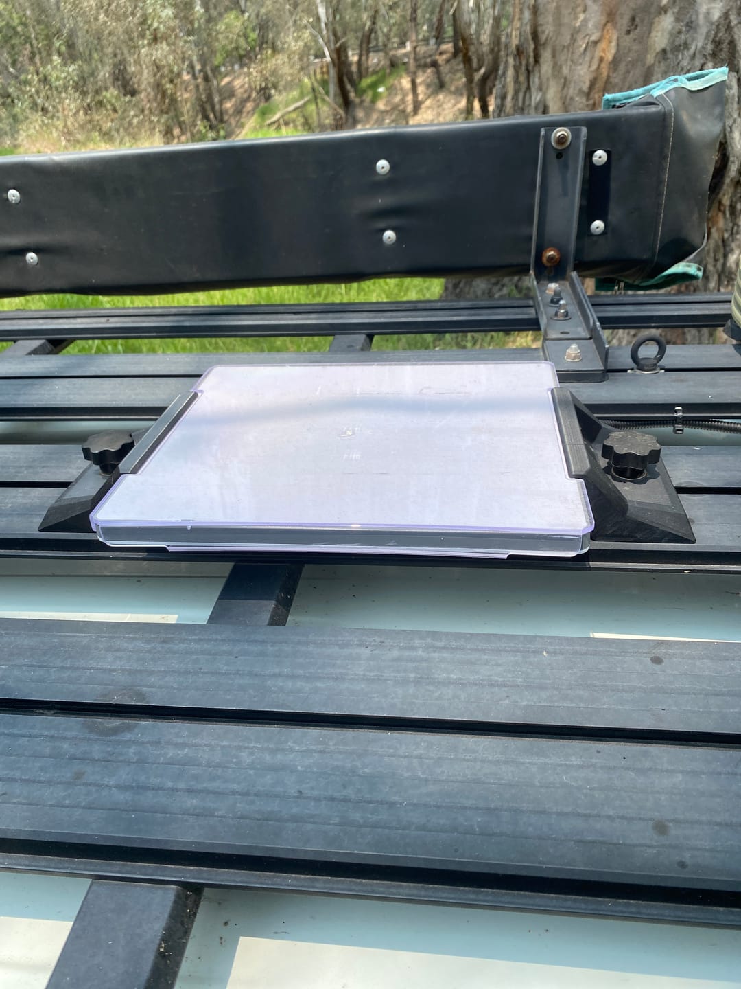 Customer photo review of Starlink Mini Dish Protector Shield