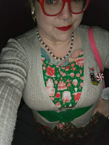 Customer photo review of Holiday Cakes Lily Dress by Miss Lulo