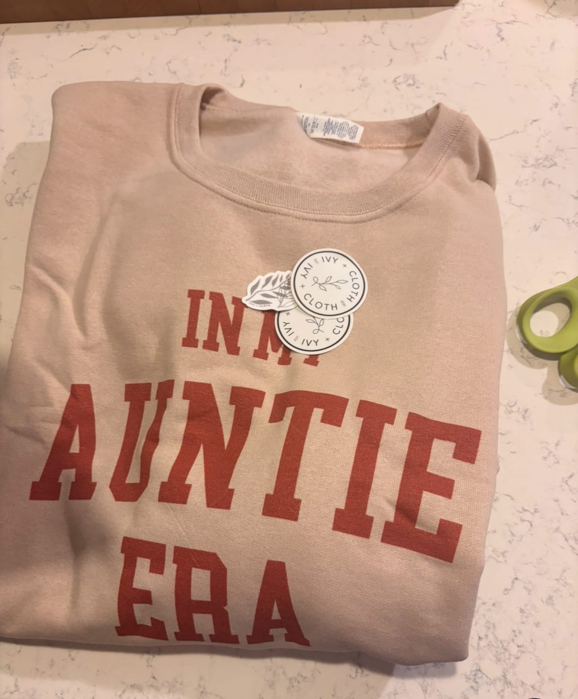 Customer photo review of In My Auntie Era Fall