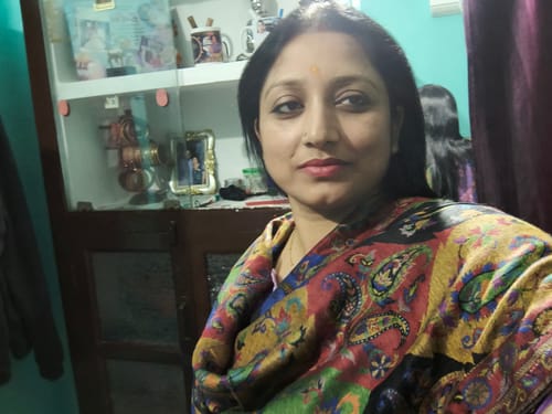 Customer photo review of Pashtush Womens 100% Pure Wool With Woolmark Certificate Stole, Ethnic Weave Design, Multicolour