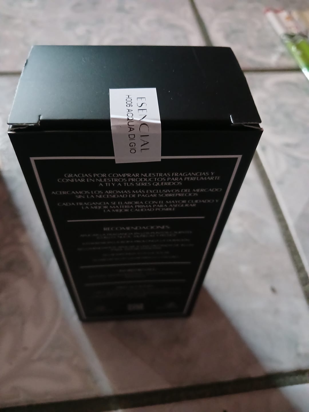 Customer photo review of H006 Inspirado en: Acqua di Gio - Armani