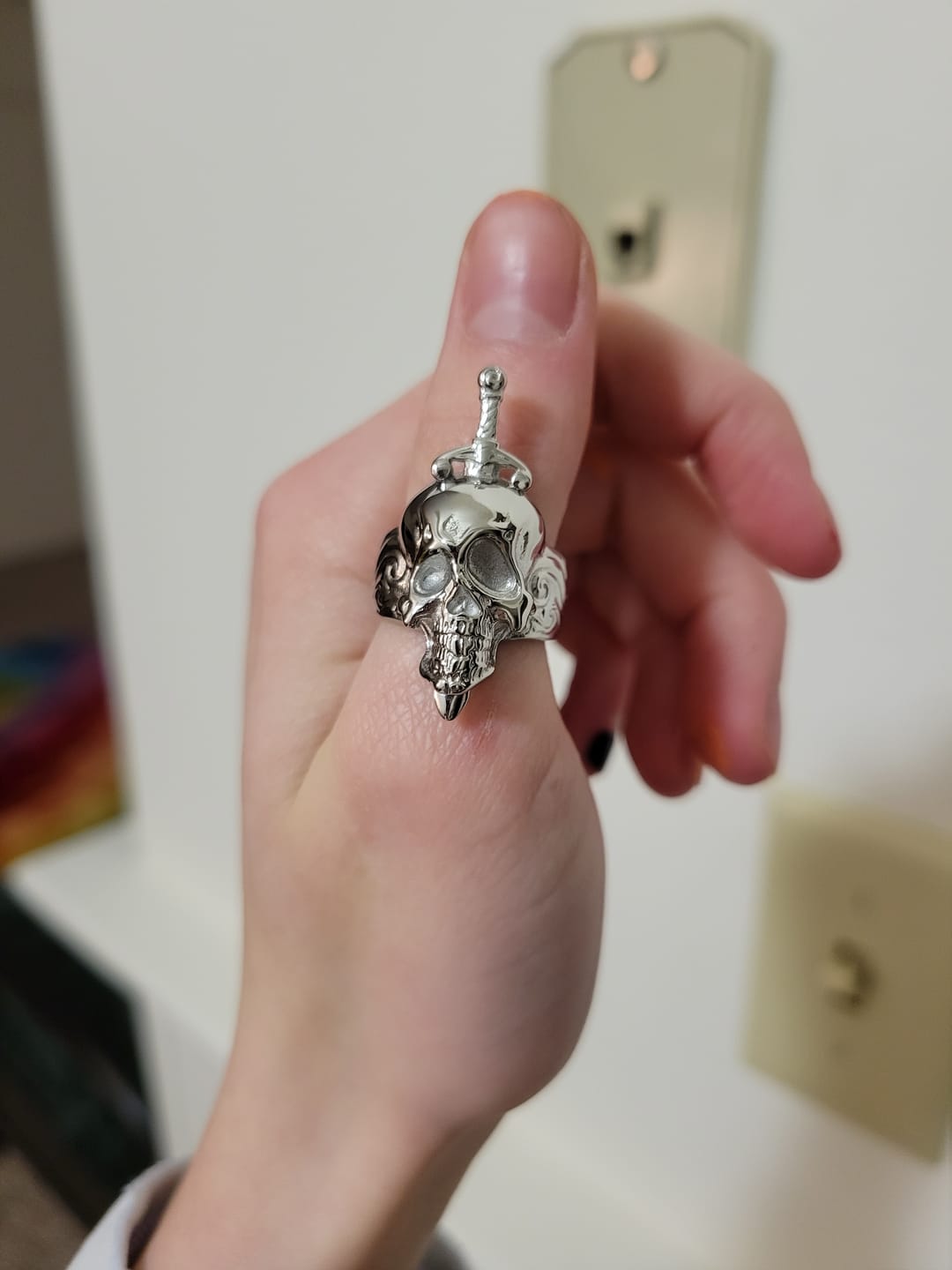 Customer photo review of HALLUCINOGENIC NIGHTMARE RING