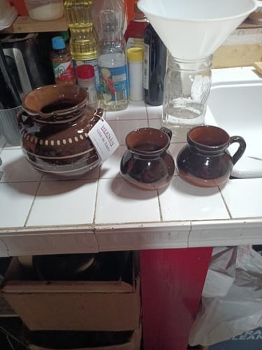 Customer photo review of BARRO ROJO JARRITO – Authentic Mexican Red Clay Mug
