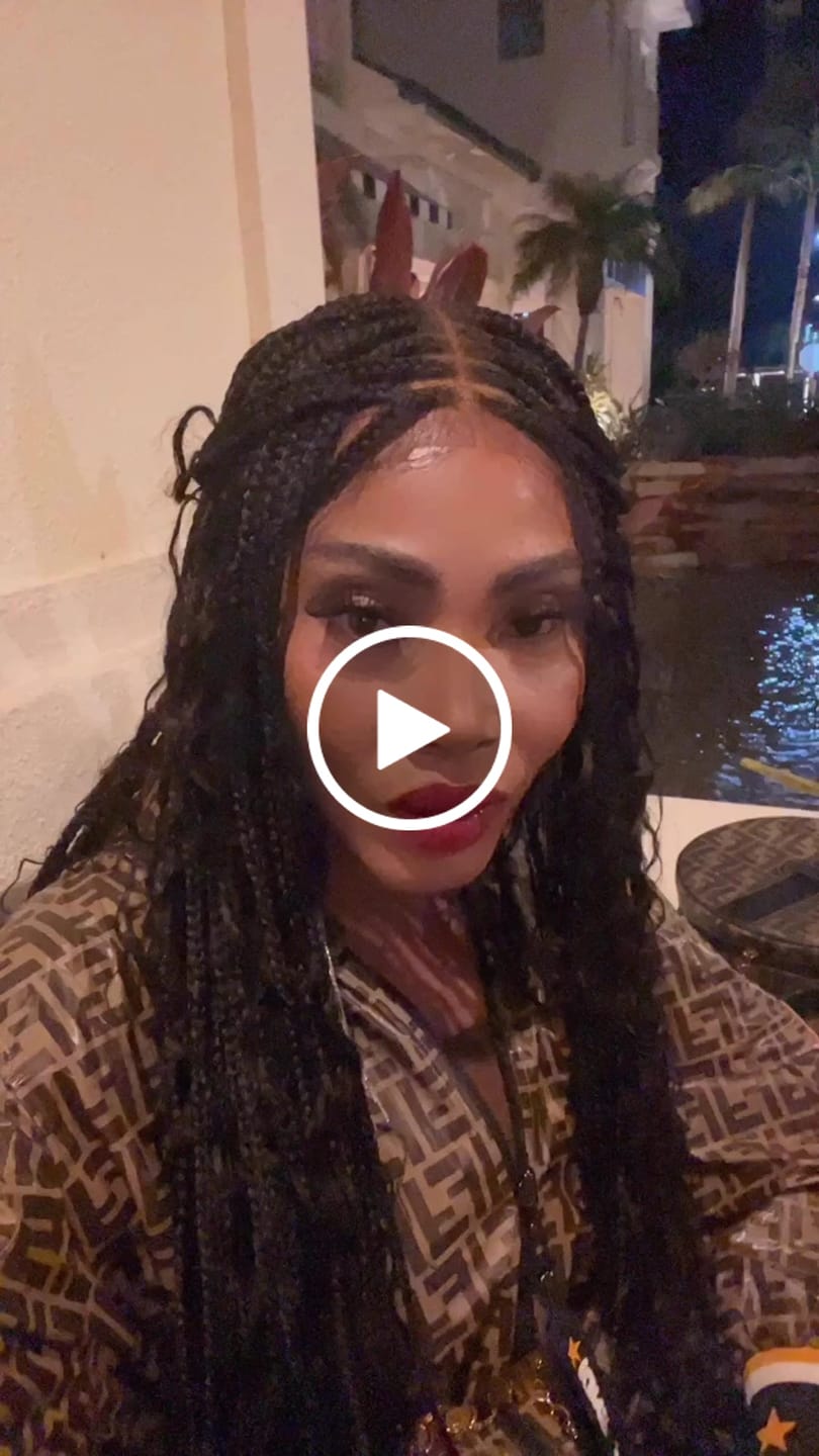 Customer video review of 36" Human Hair Boho Curls Swiss HD Lace Knotless Box Braided Wig Full Hand-tied - Human Baby Hair