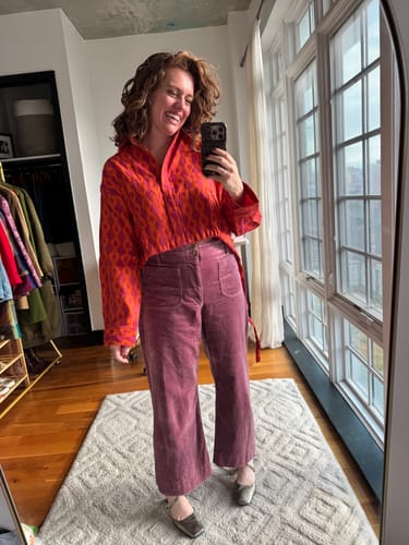 Customer photo review of EVERYDAY SHIRT | SORBET JACQUARD