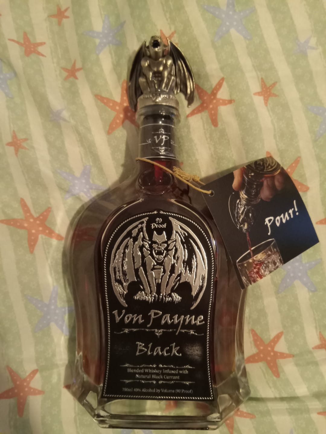 Customer photo review of Von Payne Black Blended Whiskey (2) Bottle Bundle