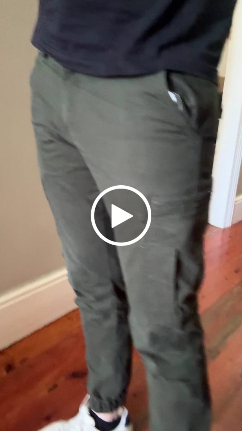 Customer video review of Cargo Jogger Olive
