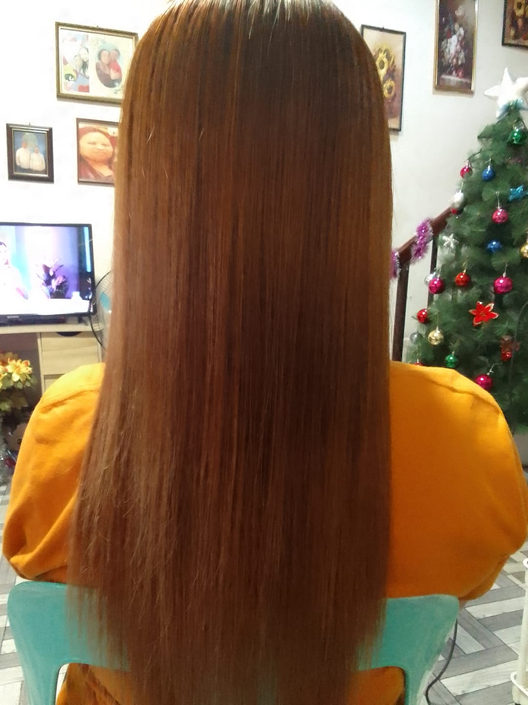 Customer photo review of Ultimate Liss Hair Treatment 1L - Hanna Lee