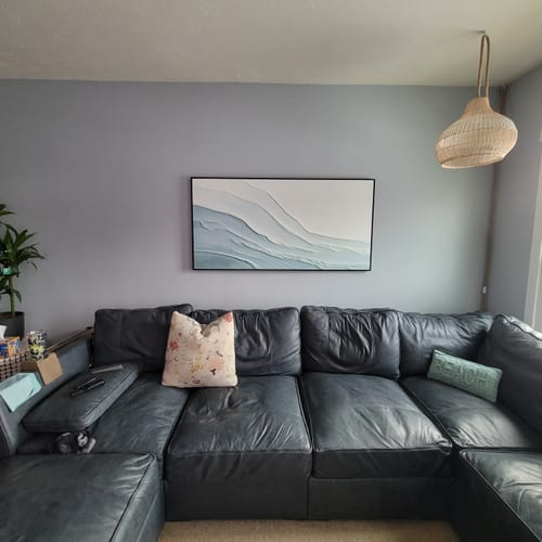 Customer photo review of Plaster Art Texture Painting #SG260