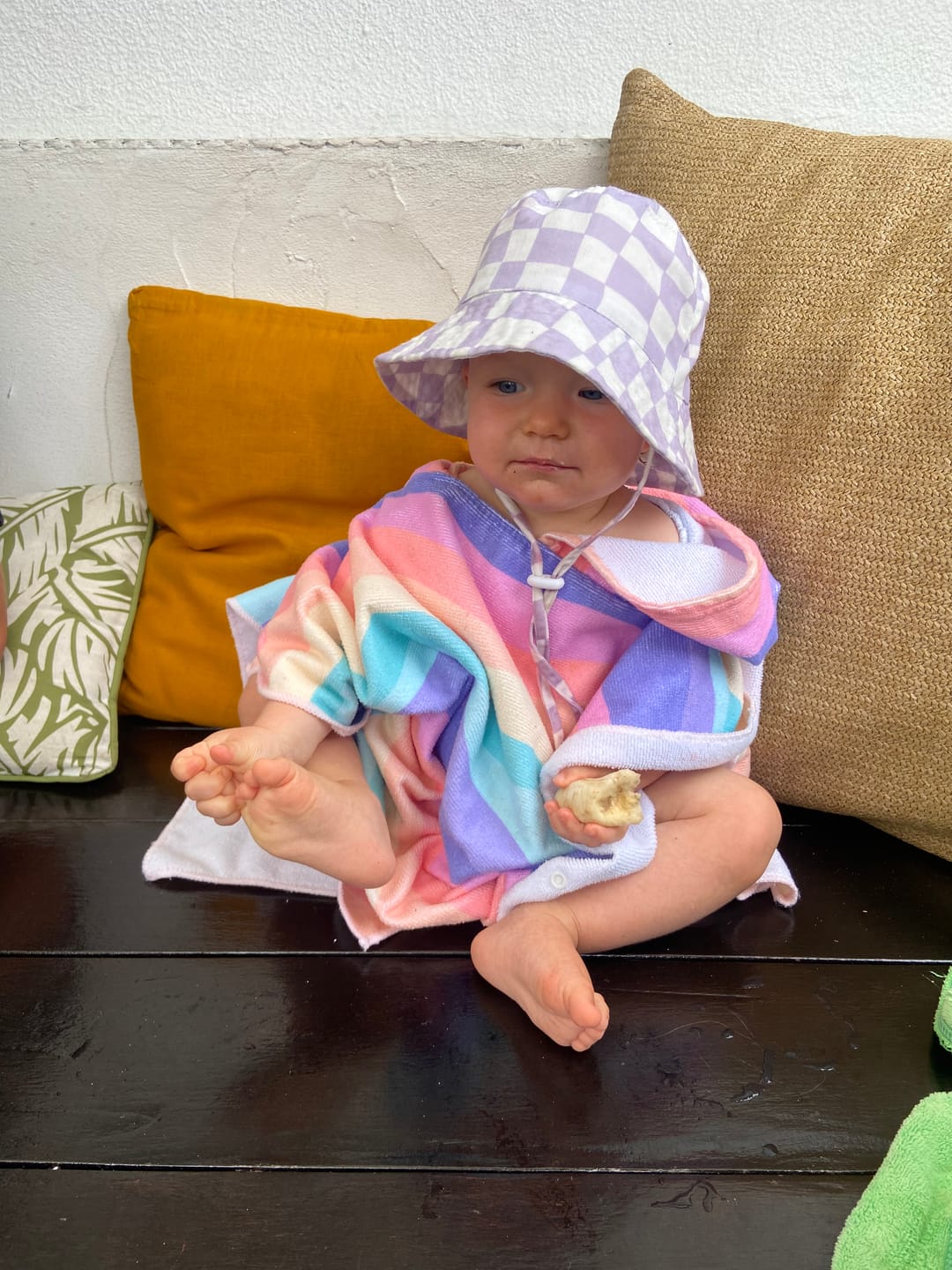Customer photo review of Ava baby cotton hat