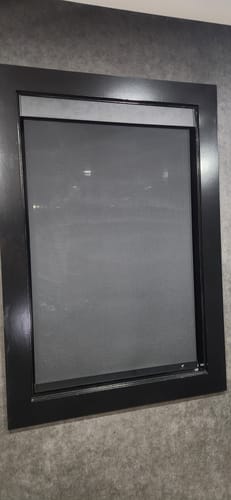 Customer photo review of SmartWings Motorized Light Filtering Solar Shades 5% Openness Aventus
