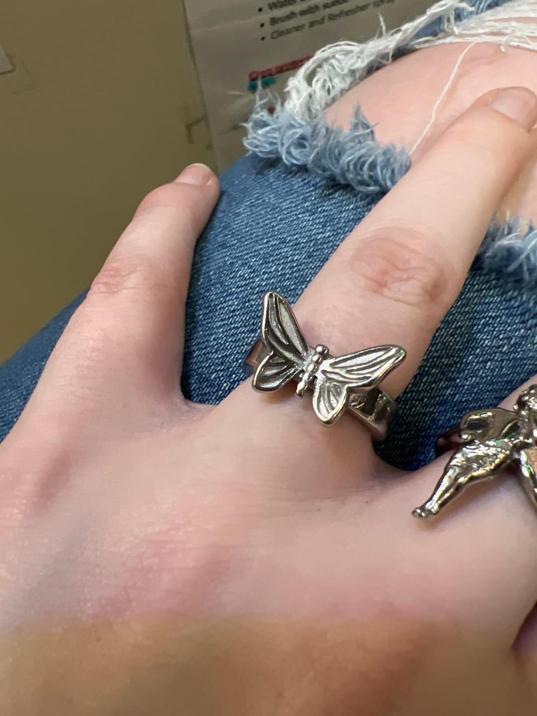 Customer photo review of BUTTERFLY RING