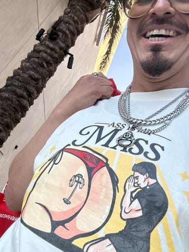 Customer photo review of ASS IS MY MASS T-SHIRT