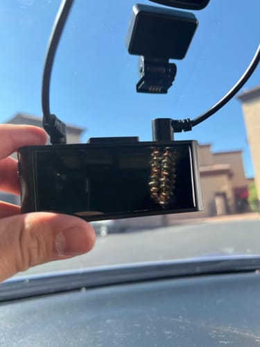 Customer photo review of Dual 1080P Car Camera with Night Vision