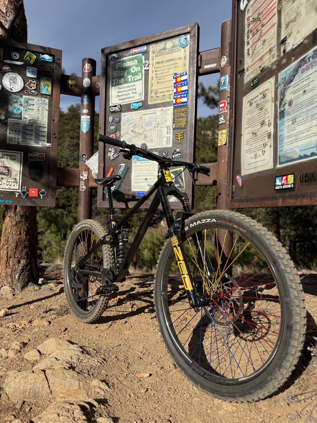 Customer photo review of Custom RockShox ZEB Decal