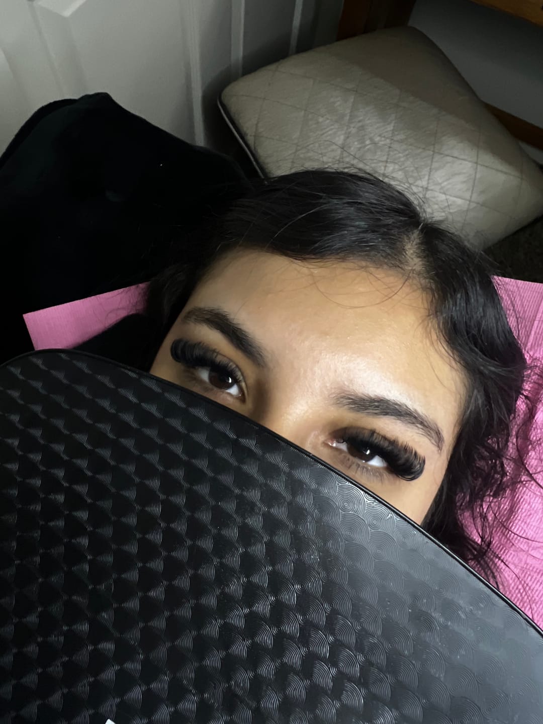 Customer photo review of Cashmere™ Fauxmink Lashes CA95131