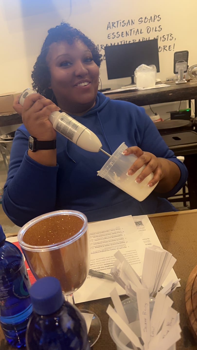 Customer photo review of Whipped Body Butter Making Class