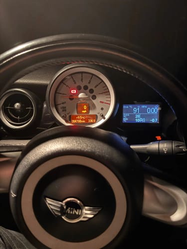 Customer photo review of Track EM Plus v1.4c OBD2 Scanner Code Reader Gauge