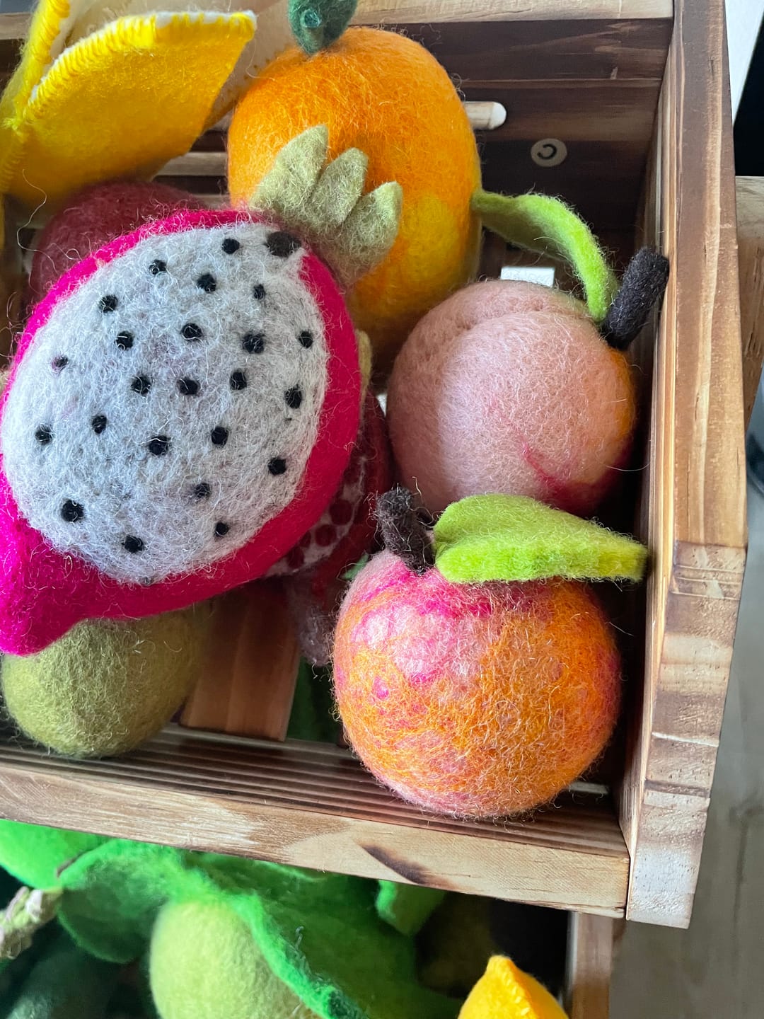 Customer photo review of Felt Peach Fruit
