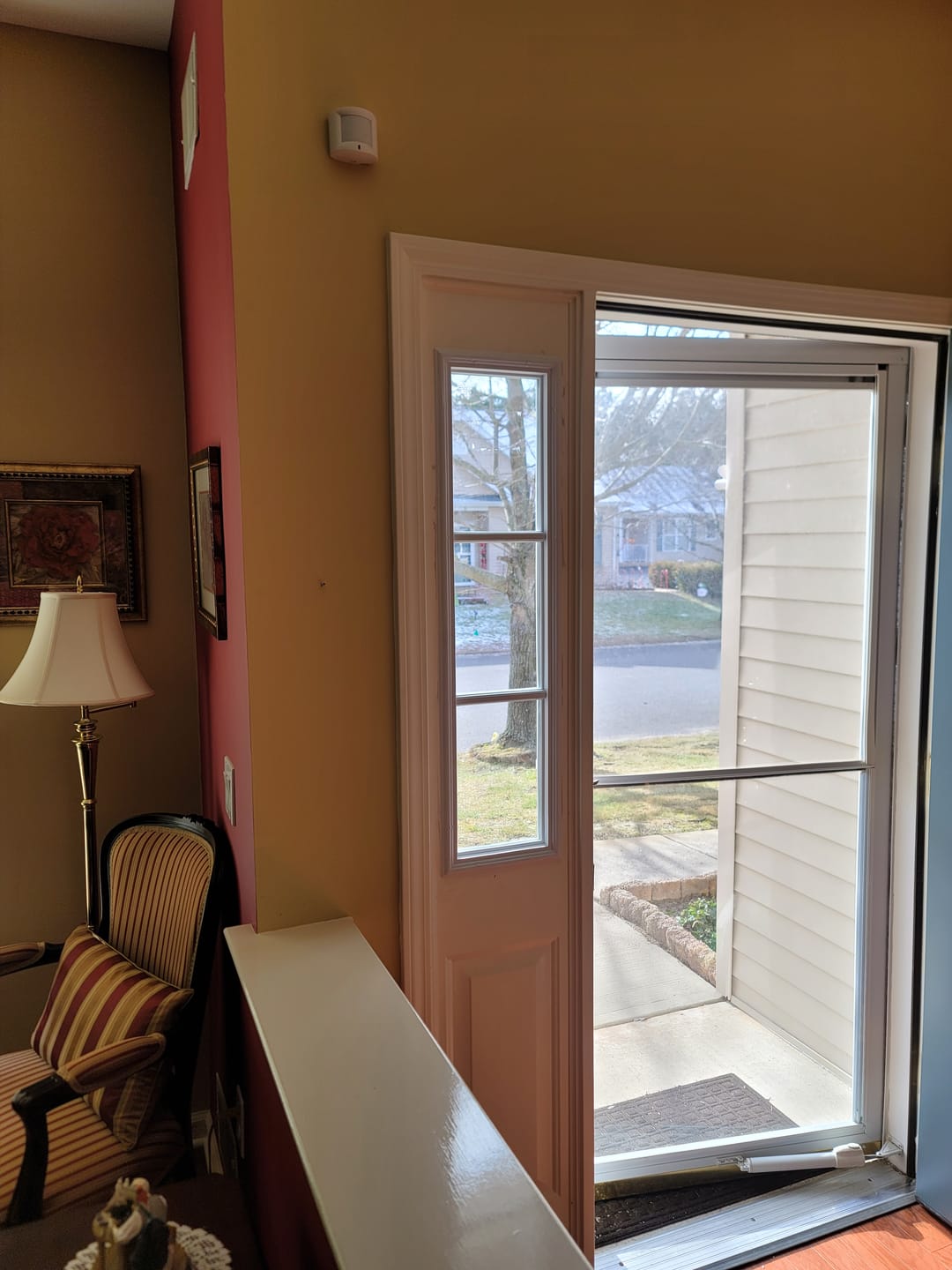 Customer photo review of Clear 3 Lite Glass and Frame Kit (Half Sidelite 10" x 38" Frame Size)