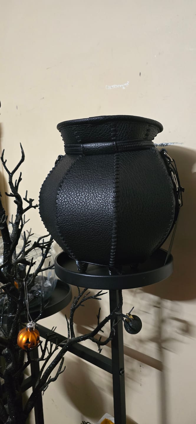 Customer photo review of Cottage Witch Cauldron Crossbody Bag