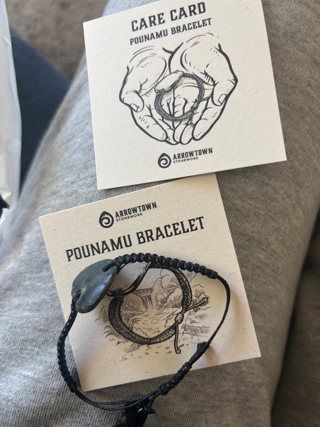 Customer photo review of Greenstone Bracelet