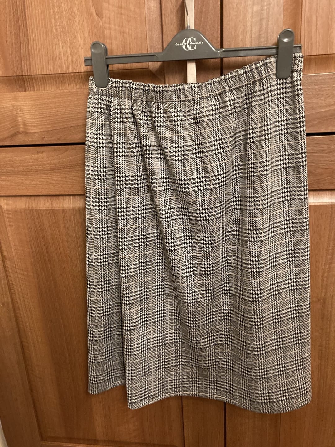 Customer photo review of Dogtooth Checkered Knit Fabric