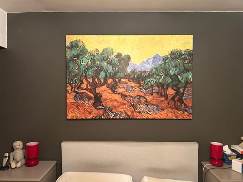Customer photo review of Olive Trees with Yellow Sky and Sun, Vincent Van Gogh
