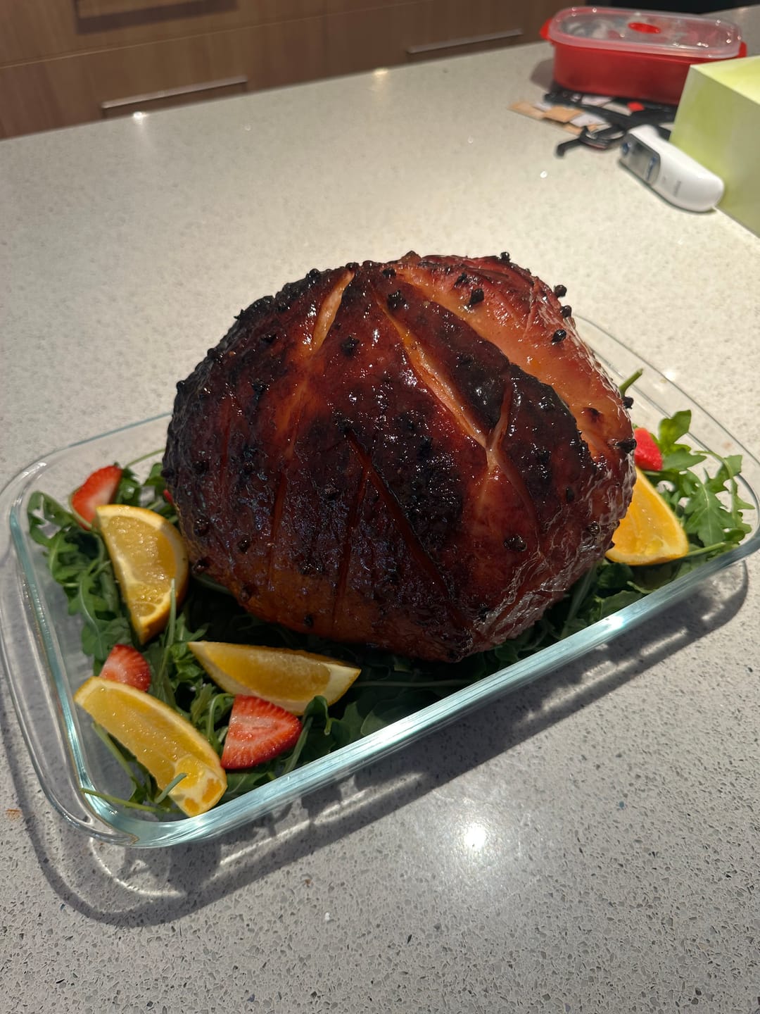 Customer photo review of Boneless Leg Ham