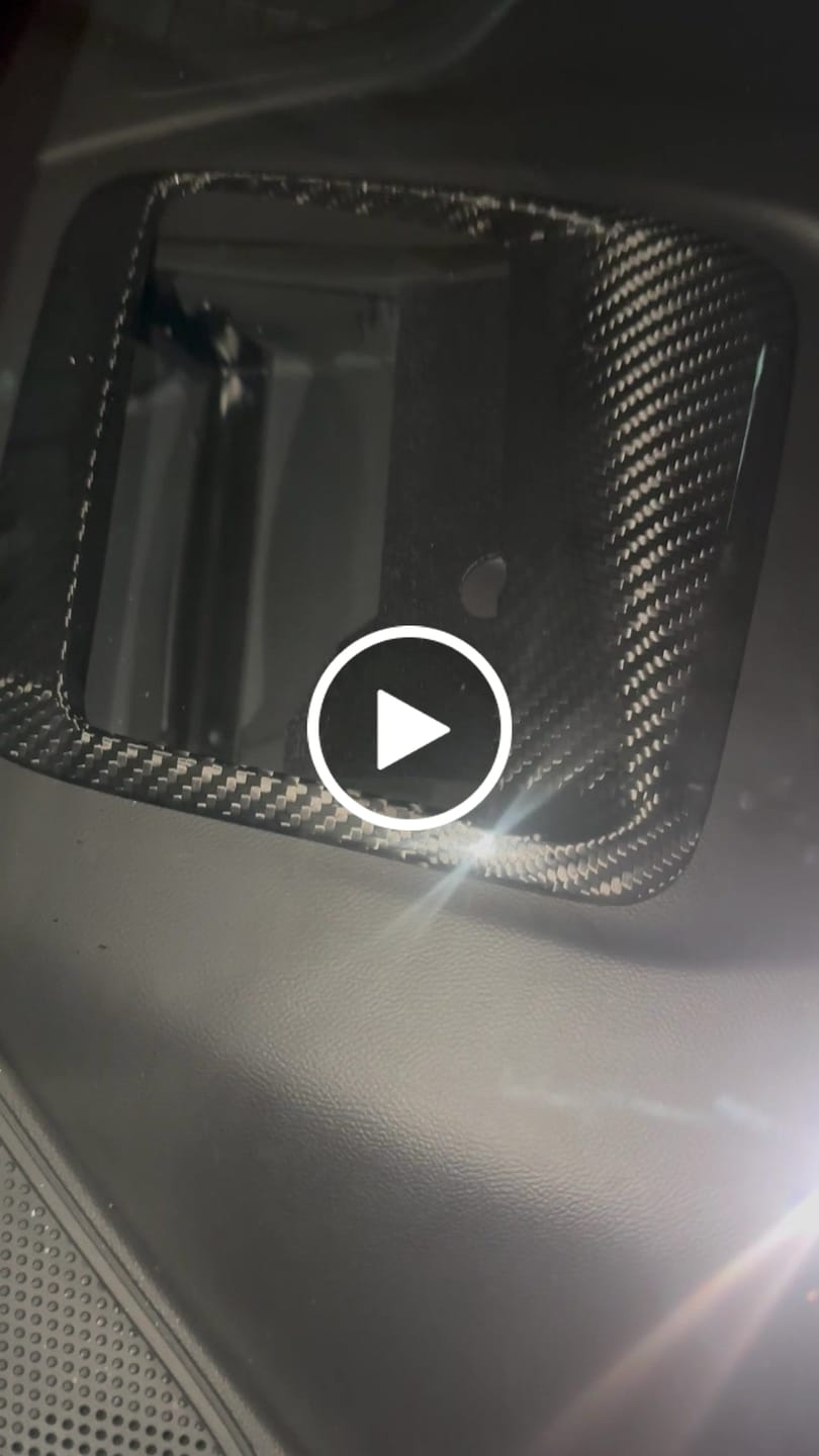 Customer video review of 2016-2024 Camaro Real Carbon Fiber Heads Up Display HUD Trim Cover