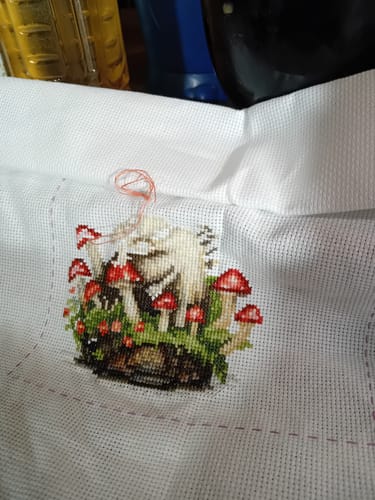 Customer photo review of Kreuzstich | Waldtiere -  30x36 cm