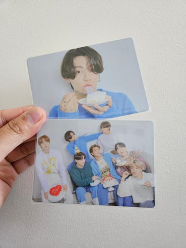Customer photo review of Premium Mini Tour Photocard Sleeves