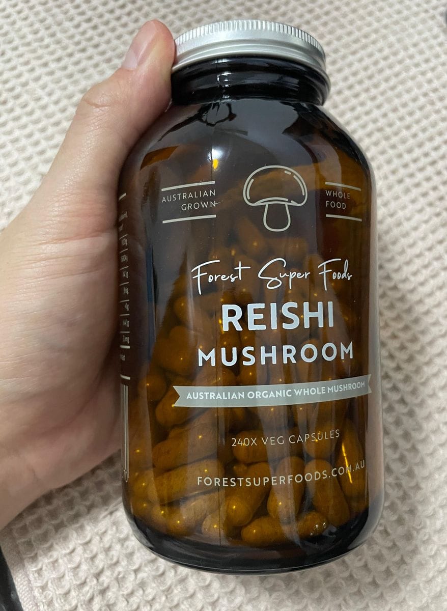 Customer photo review of Australian Grown Reishi Mushroom Capsules