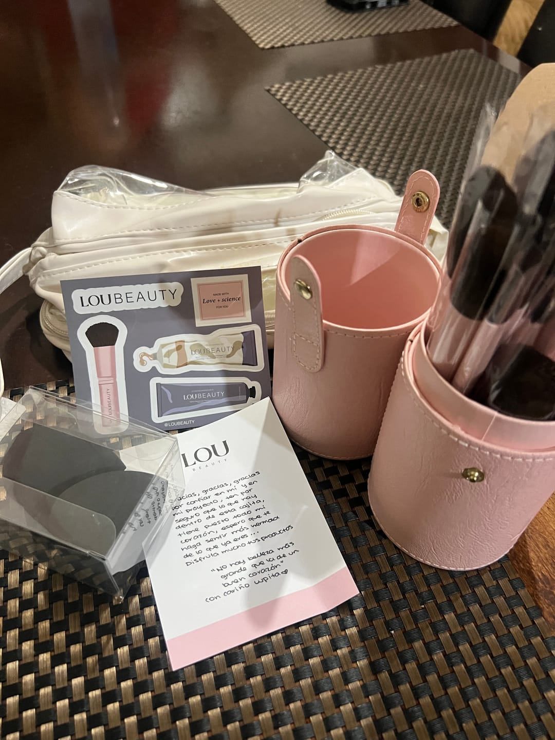 Customer photo review of Full Makeup Brush Set