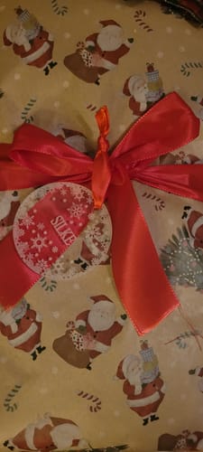 Customer photo review of Weihnachtsdeko mit Schneeflocken