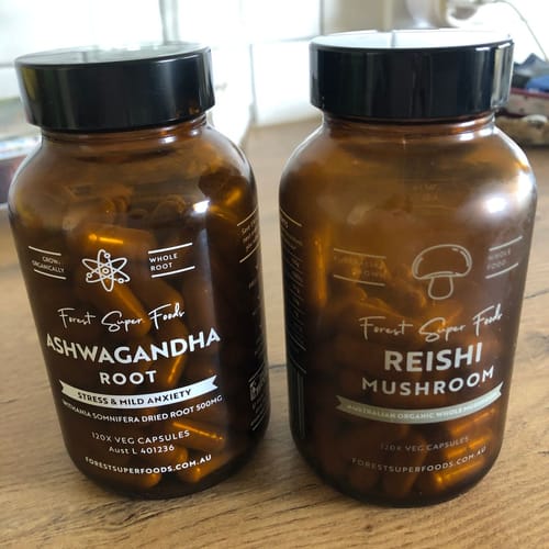 Customer photo review of Australian Grown Reishi Mushroom Capsules