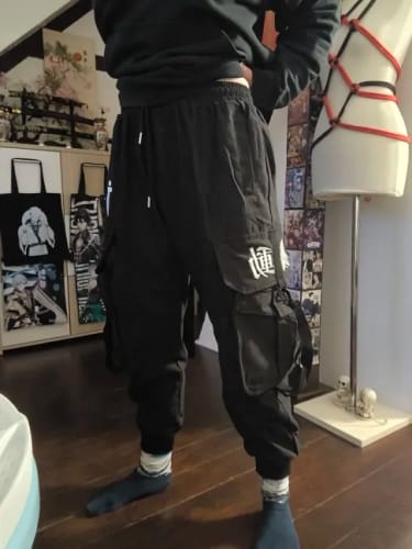 Customer photo review of Harajuku Streetwear Pants