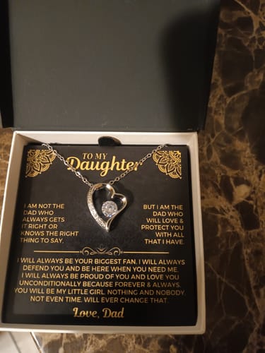 Customer photo review of To My Daughter - Love Dad - Beautiful Gift Set - SS559