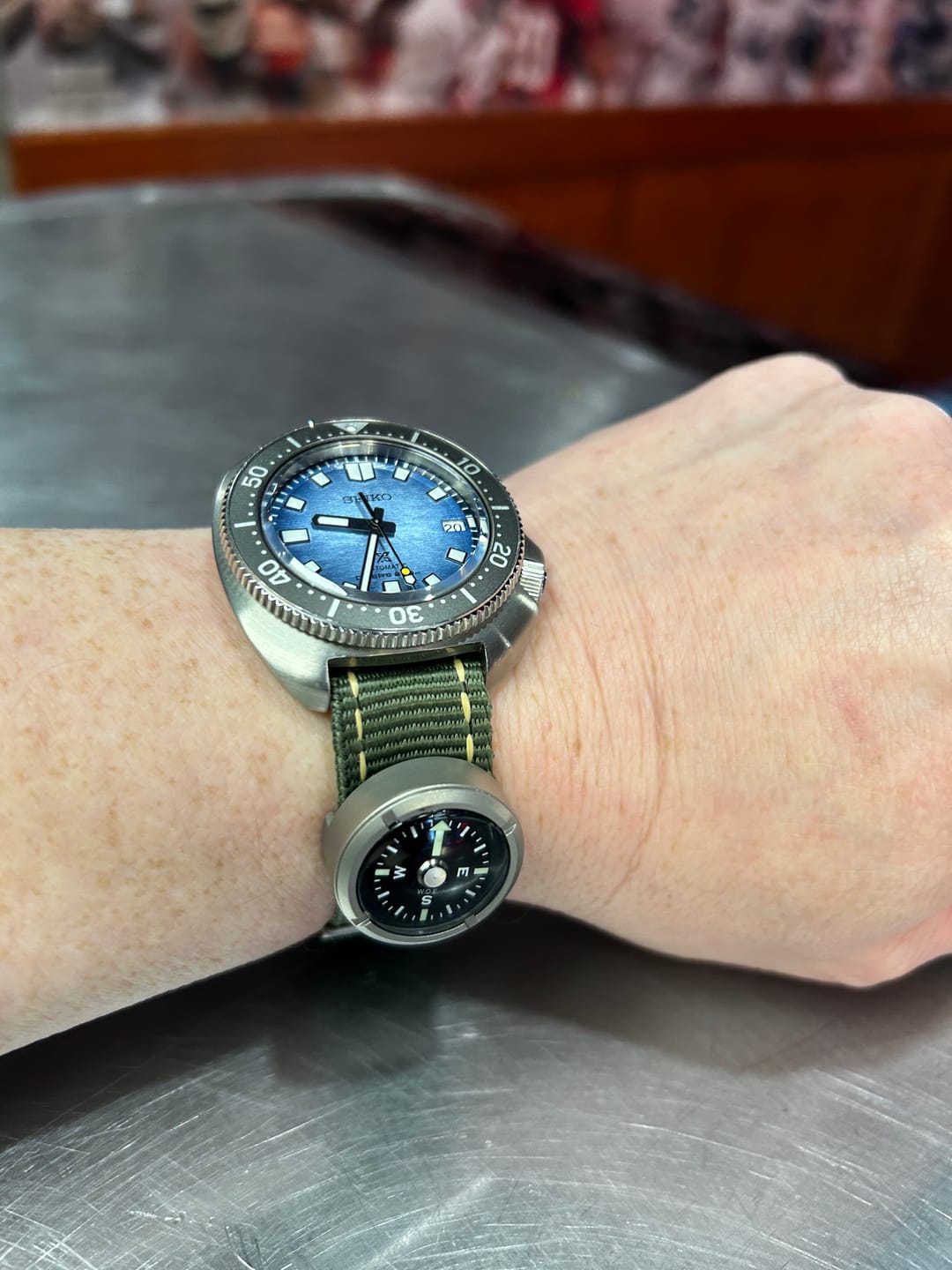 Customer photo review of VIP - W.O.E. Submersible Wrist Compass