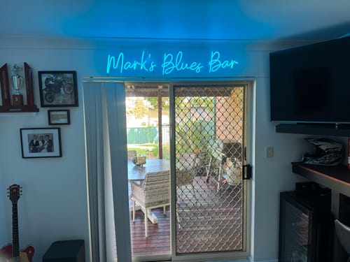 Customer photo review of Custom Neon Signs